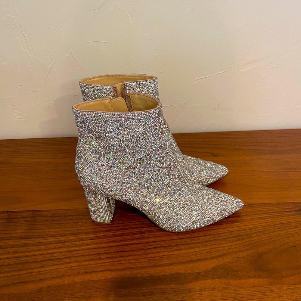 Betsey Johnson Rhinestone Boots